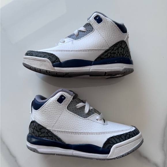 Nike Toddler's Jordan 3 Retro Fear Shoes Sz 9C - Picture 5 of 9